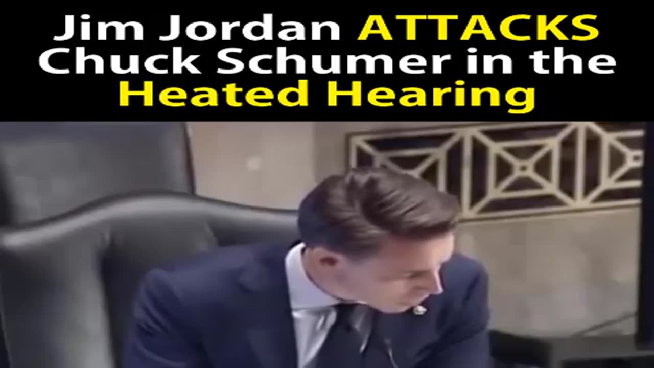 Jim Jordan ATTACKS Chuck Schumer in the Heated Hearing P2