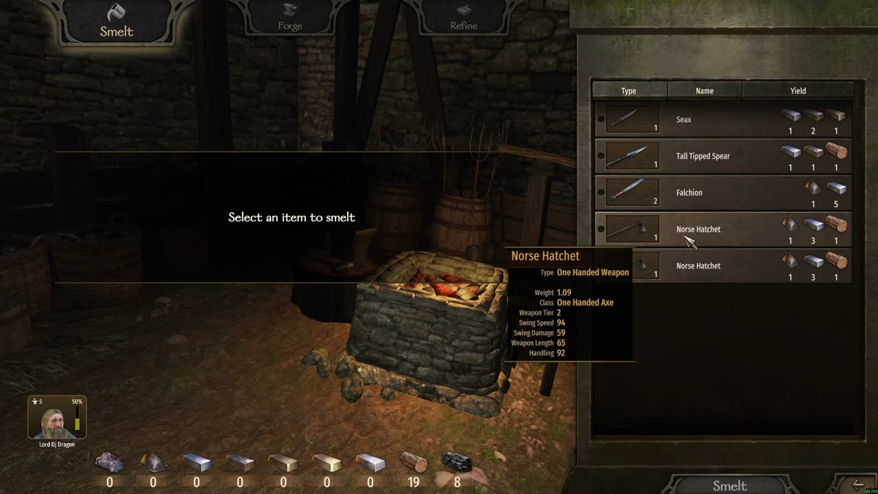 Mount & Blade II: Bannerlord│How to START SMITHING + How to Get CHARCOAL - Beginner's Guide 2025