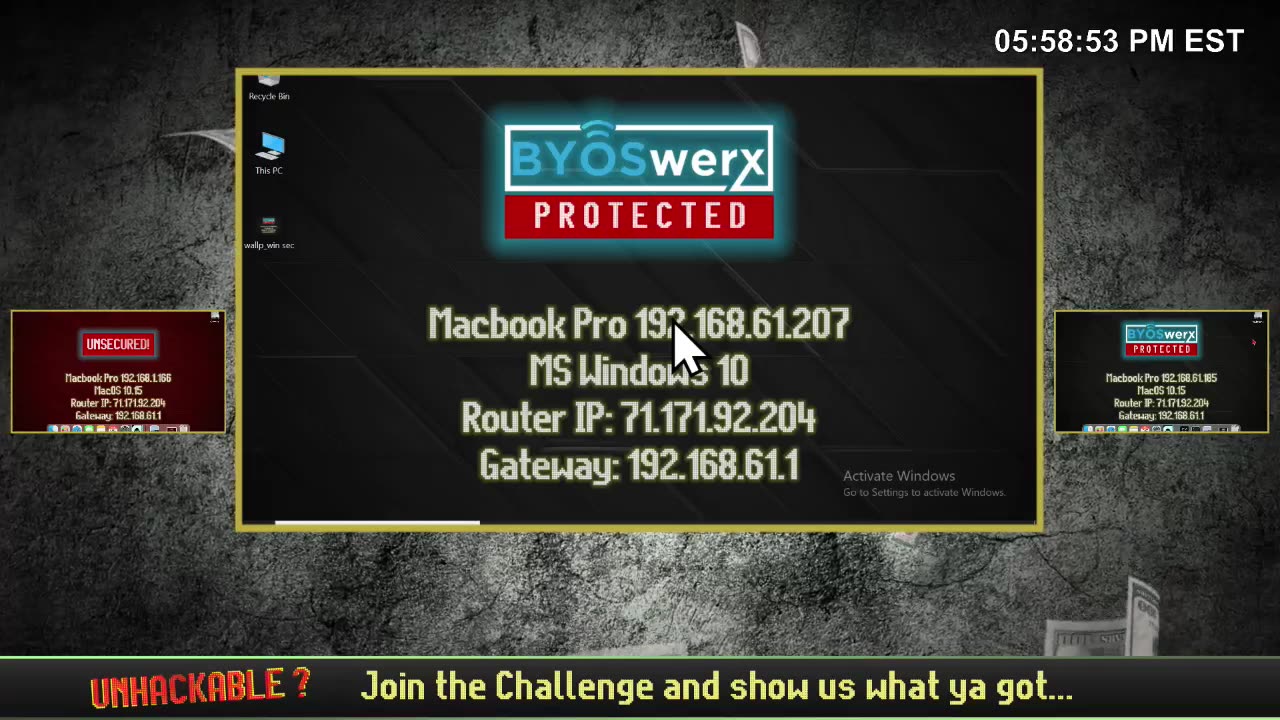 Coming Soon: BYOSWERX Unhackable Challenge