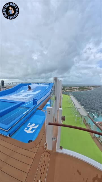 Flowrider at Star of the Seas Deck 16!