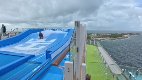 Flowrider at Star of the Seas Deck 16!