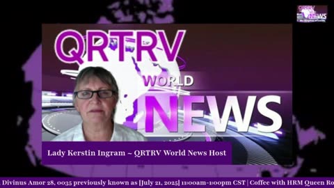 German Language : Lady Kerstin Ingram - QRTRV WORLD NEWS HOST