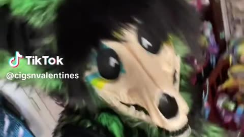 COOL FURSUIT DESIGN 🐾☠️ FURSUIT VIDEO BY @Cigsnvalentines on TikTok #furry #fursuit