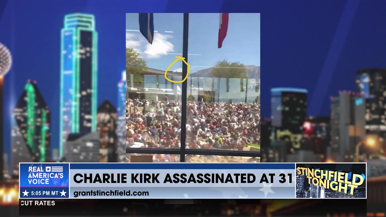 FOOTAGE OF POSSIBLE SHOOTER ON THE ROOF