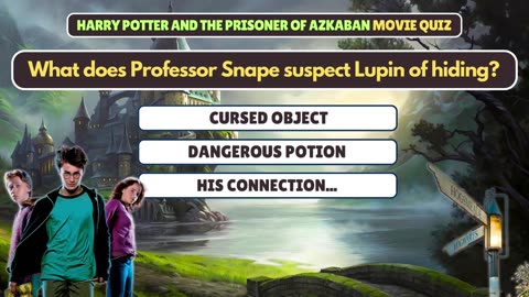 Harry Potter Movie Quiz | Prisoner of Azkaban True Fans Quiz Edition | Fun MCQ Test