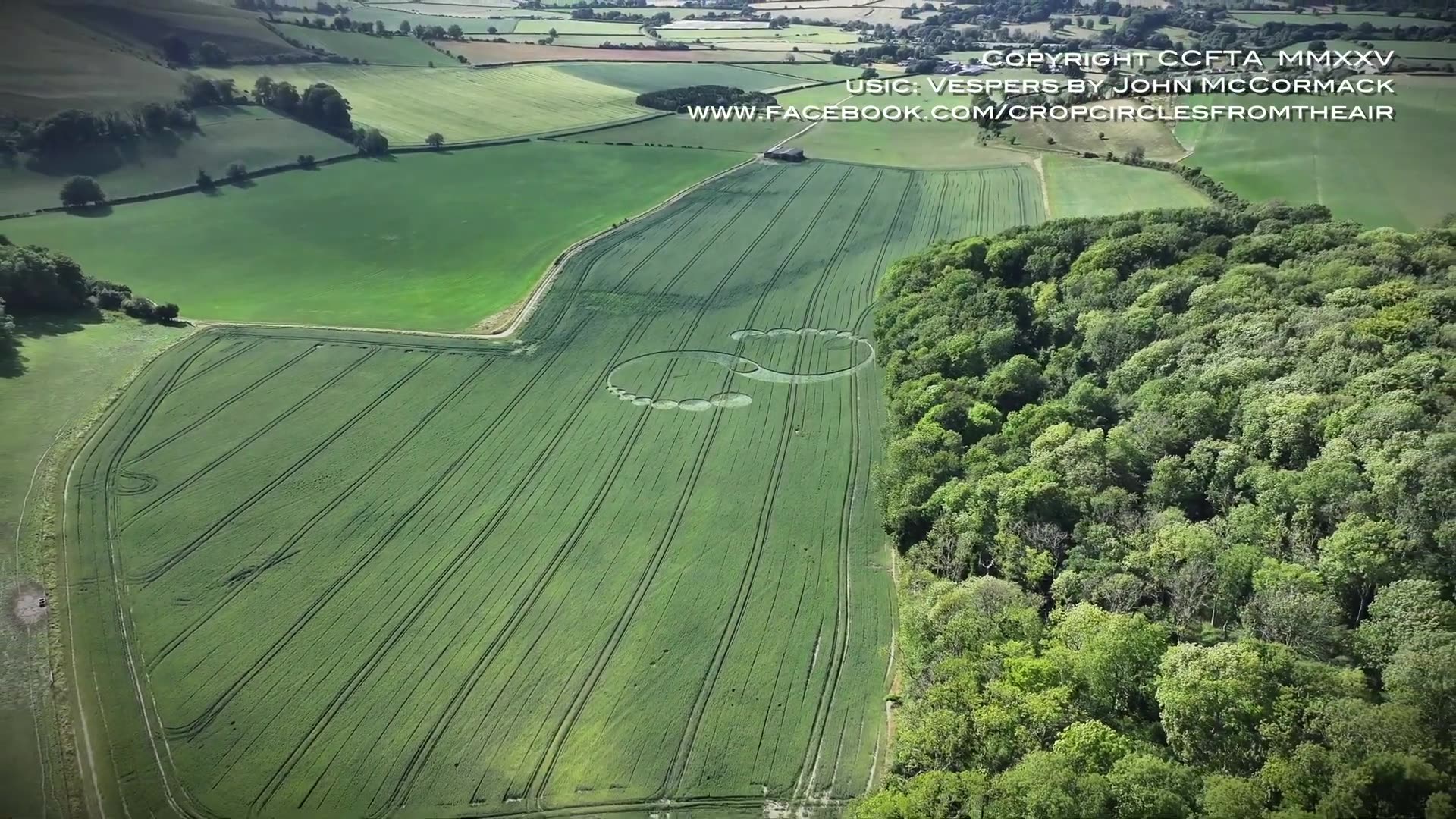Massive Crop Circle | Charlton Dorset/Wiltshire Border | 23 June 2025 | Crop Circles From The Air