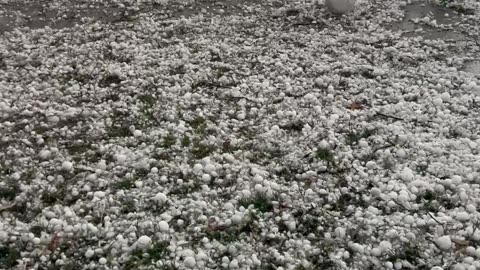 Nebraska Hailstorm Shatters Windows