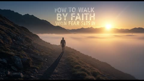 How To Walk By Faith When Fear Sets In (Christian Motivation for Men)