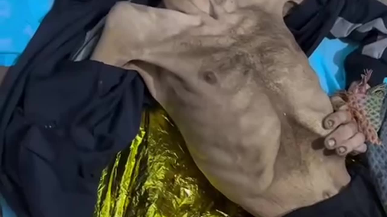 The death from starvation caused by the Israeli blockade in Gaza.