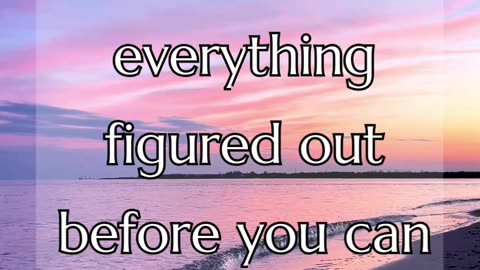 God isn’t waiting for you to have everything figured out before you can come to Him.