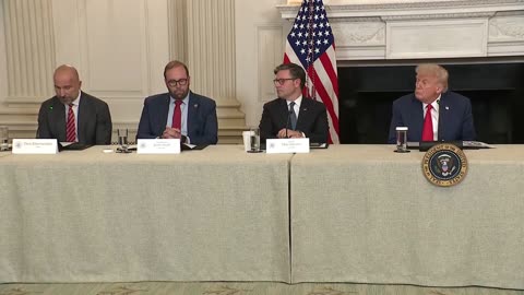 President Trump participates in the "Invest America" Roundtable t the White House, June 9, 2025