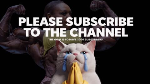 Fbb - Please Subscribe to the Channel' and below it, 'The goal is to have 1000 subscribers