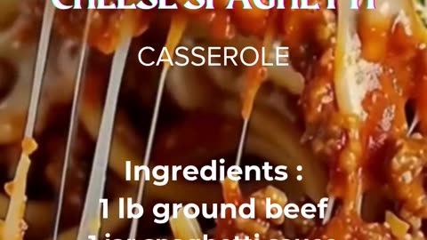 Baked Cream Cheese Spaghetti Casserole
