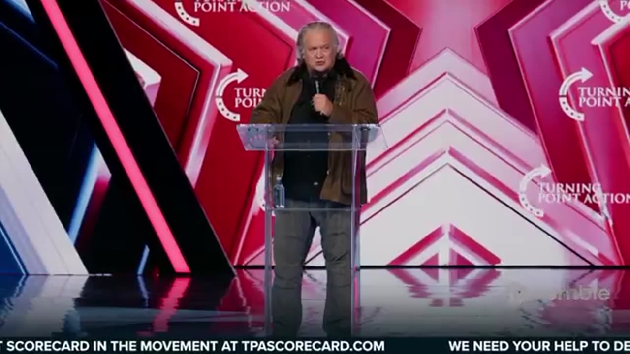 Steve Bannon Speech America Fest 2025