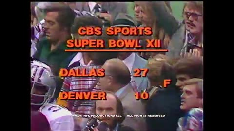 Super bowl #12, Dallas Cowboys vs Denver Broncos, January 20, 1978