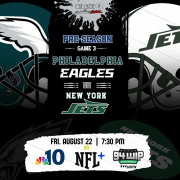Eagles vs Jets | Preseason | Streaming