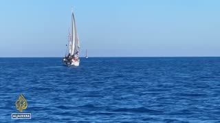 Gaza aid flotilla hit by drone attacks and explosions, activists say