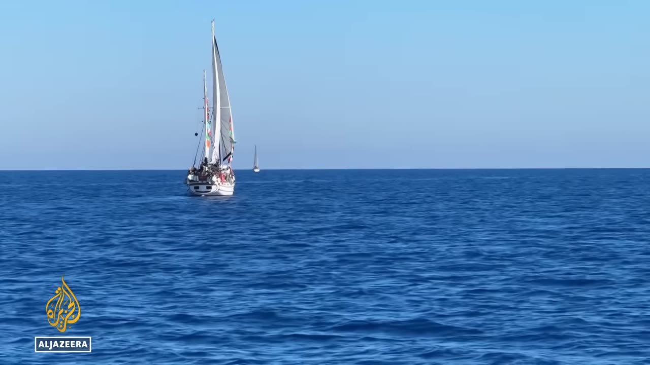 Gaza aid flotilla hit by drone attacks and explosions, activists say