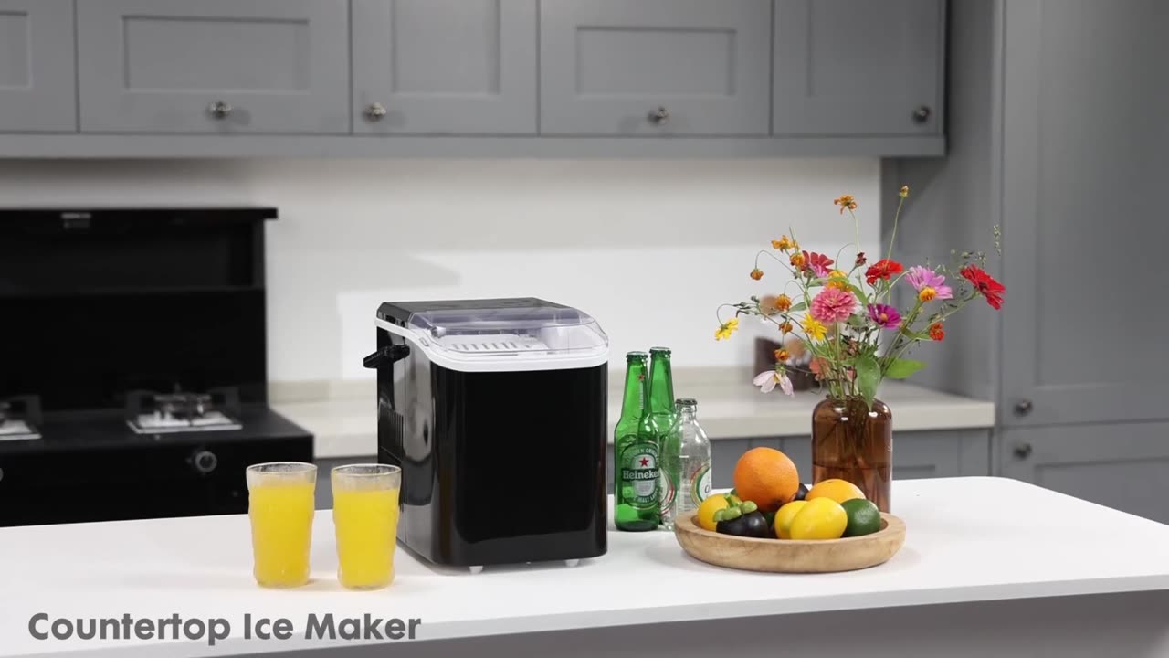 DUMOS Countertop Ice Maker with Handle