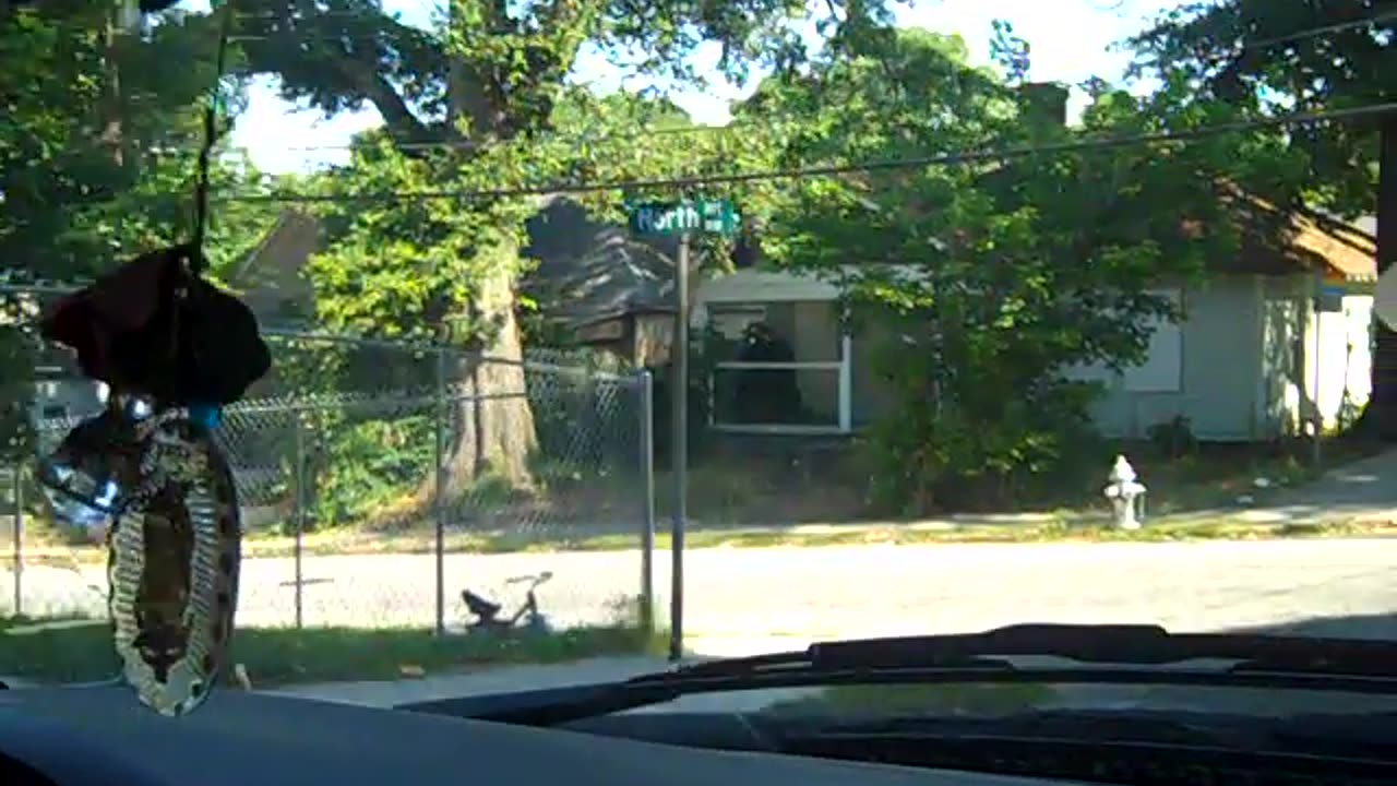 SHEA SHOW RIDING IN ROUGH PART OF ATLANTA. shea show