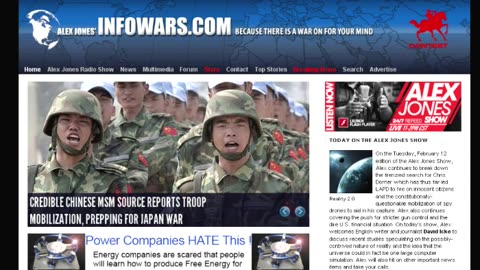 The Alex Jones Show WIth David Icke - 2/11/13