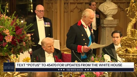 President Trump and the First Lady Participate in a State Banquet