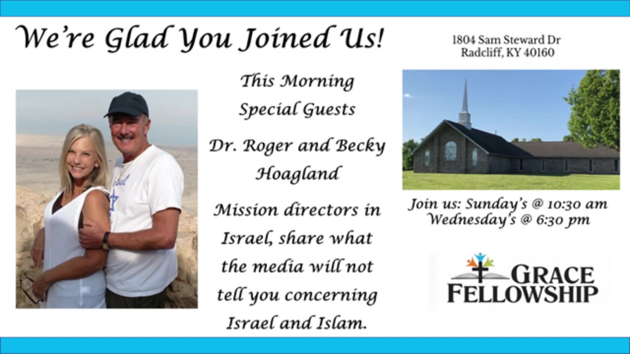 Special Guest Roger Hoagland, Israel Missionary Shares - 3.30.25