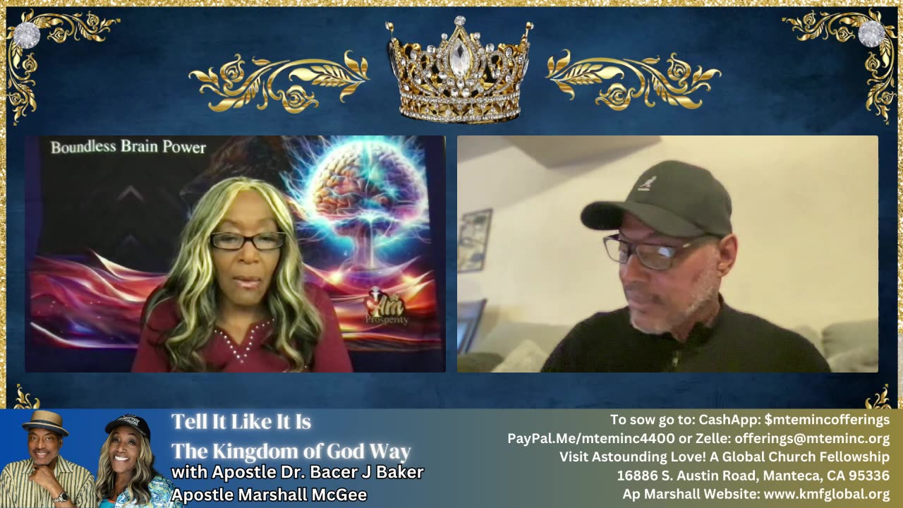 Tell It Like It Is: The Kingdom of God Way with Apostle Dr Baker 4-21-25