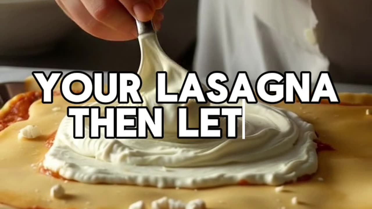 LASAGNA LAYERS NOT MELDING? (THE RESTING TRICK!) 🕒🍝✨