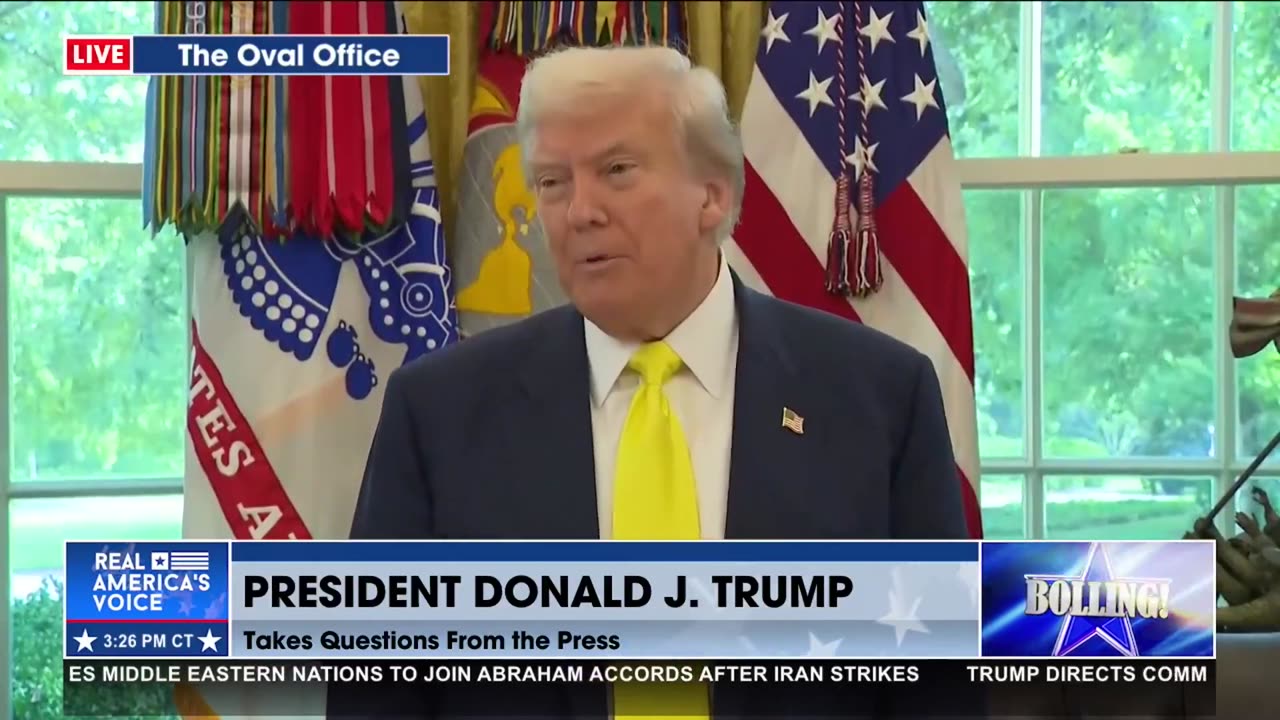 TRUMP COMMENTS ON MEETING WITH PUTIN