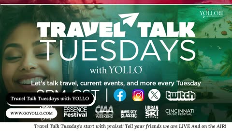 Travel Talk Tuesday with YOLLO - 5.14.2025 (LIVE)