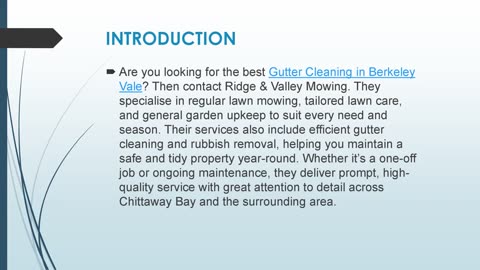 Best Gutter Cleaning in Berkeley Vale