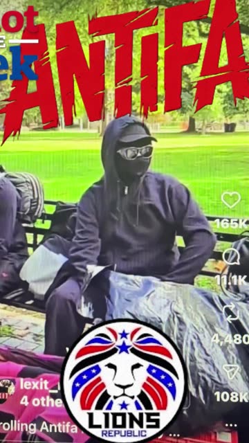 PATRIOT OF THE WEEK: TROLLING ANTIFA WHILE THEY WAIT FOR ORDERS.
