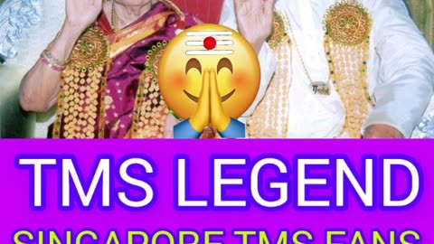 ONE SUN ONE TMS LEGEND M.THIRAVIDA SELVAN SINGAPORE 2025