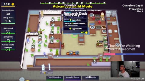 Win With Andrew - PlateUp! - with Tina