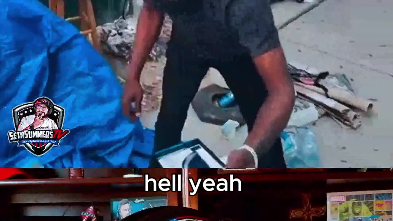 #Crazy Man Gives #Homeless Weapons