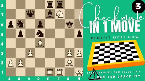 Can you checkmate in 1 move? (P.12) (White to play)♟️