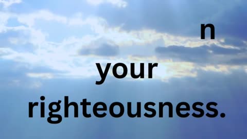 Psalm 119 Part 5 "Behold, I long for your precepts!"