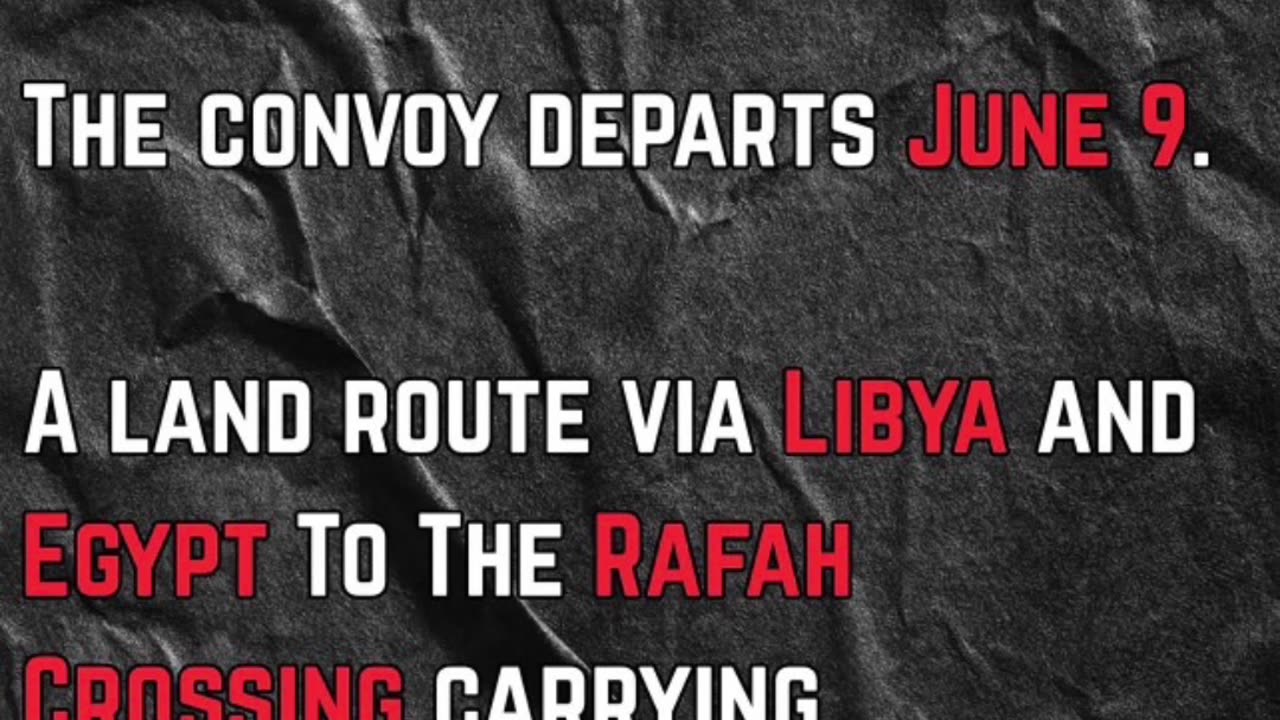 The Global March to Gaza Departs Today!