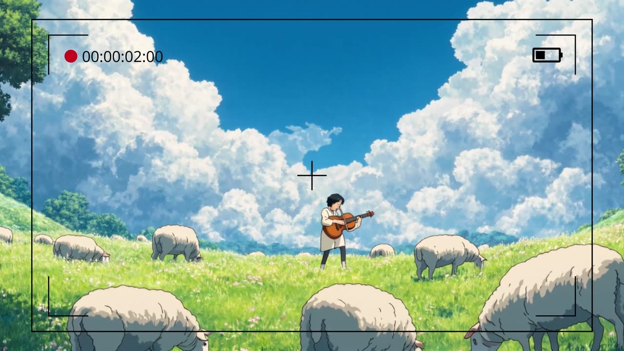 Sheep Enjoying Acoustic Music, Enjoy Yourself!