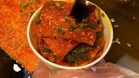 Asian street food 豆腐