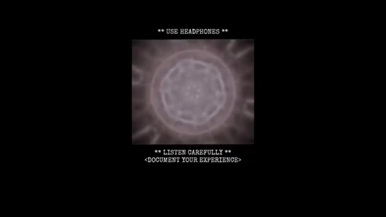 Leaked video-The Binaural Cognitive enhancement Program, proceed with caution