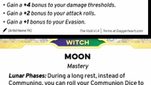 DhD New Class: The Witch #daggerheart #darringtonpress
