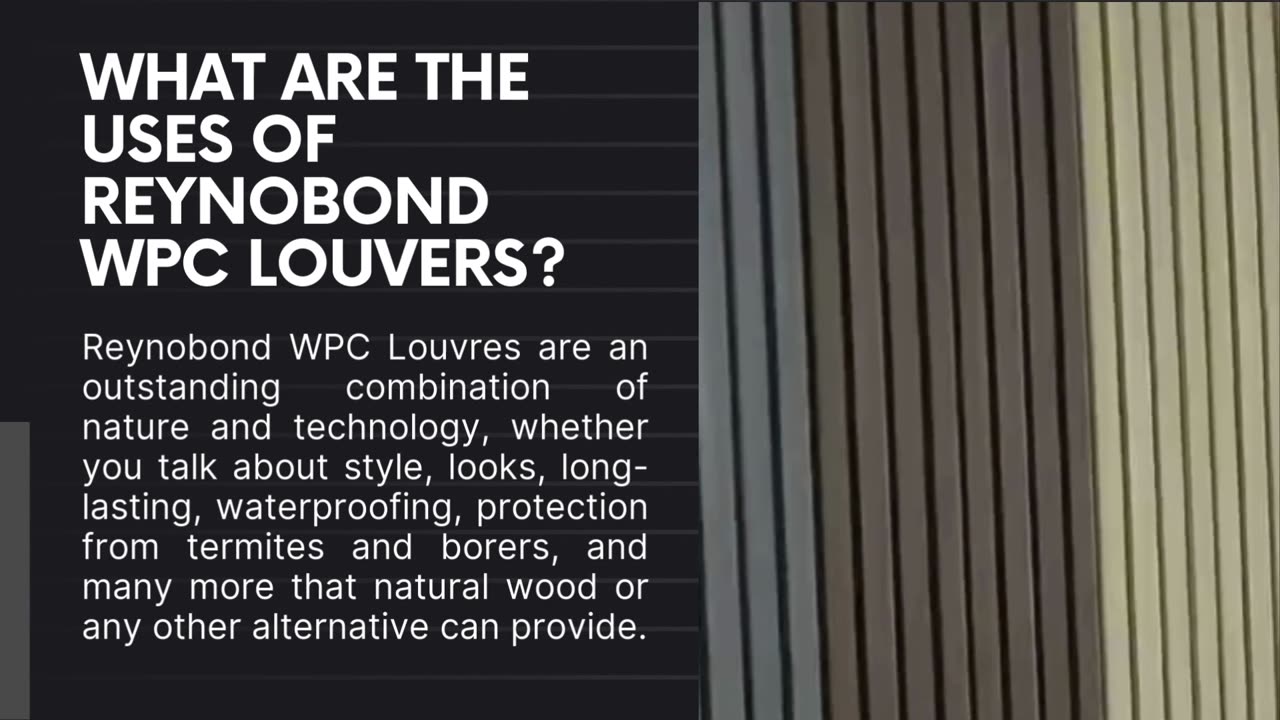 Elegant WPC Interior Louvers for Modern and Stylish Spaces