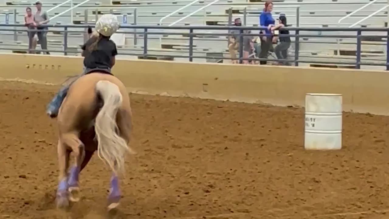 Adolescent Barrel Racer Was Born for This