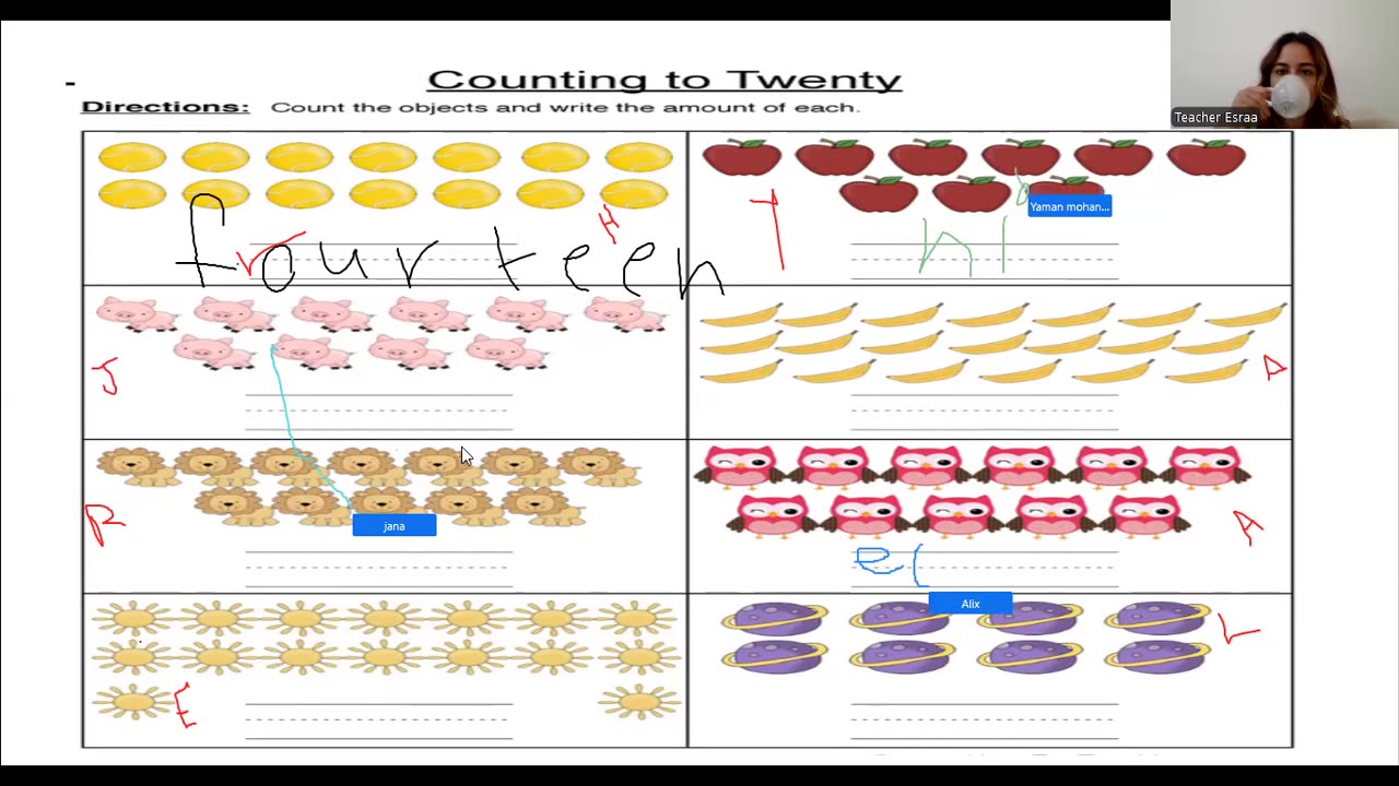Numbers 1-20