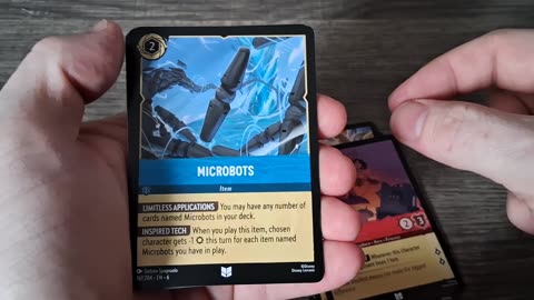 An older set of Lorcana cards!
