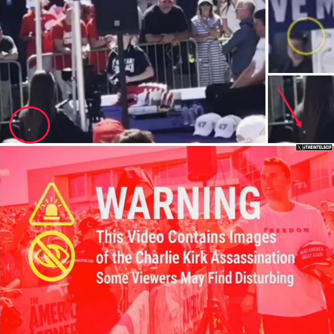 PROJECTILE caught on VIDEO in Charlie Kirk assassination.