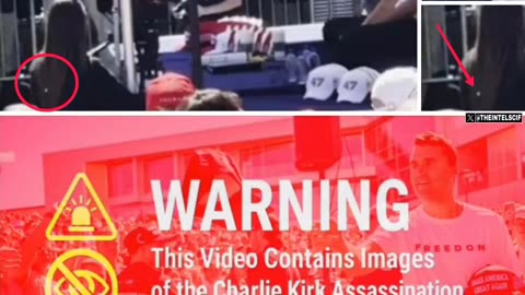 PROJECTILE caught on VIDEO in Charlie Kirk assassination.