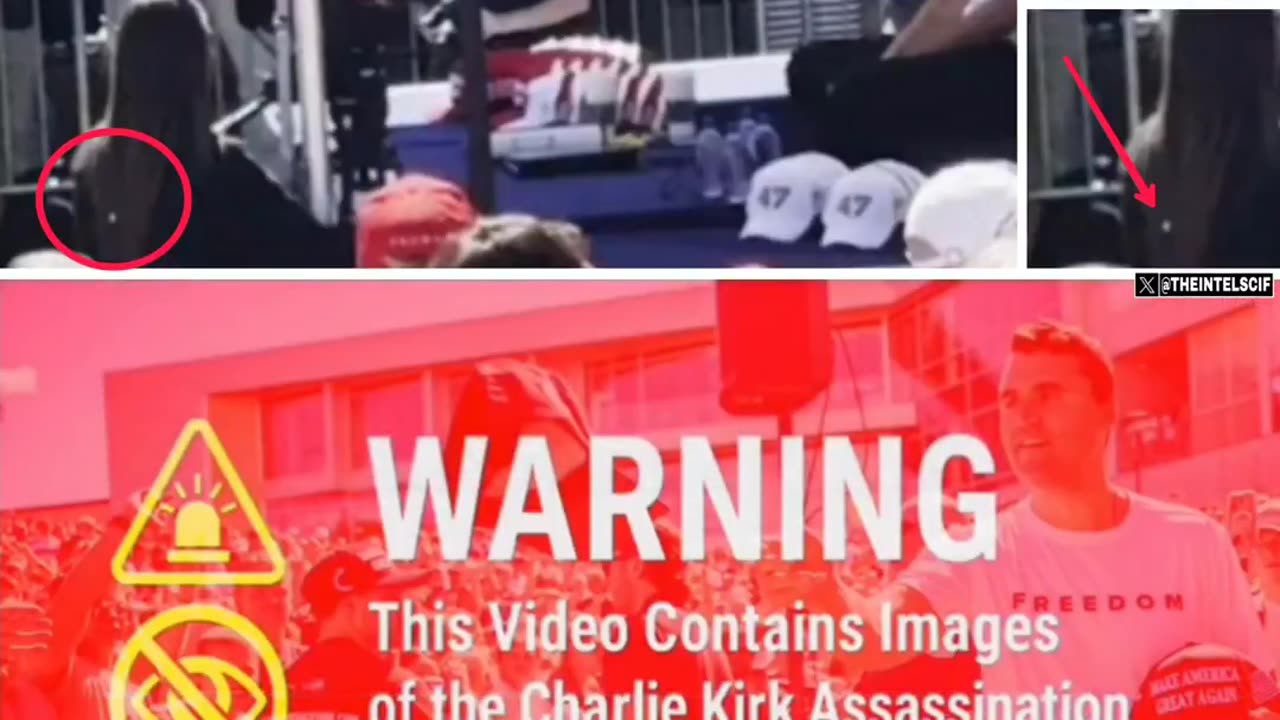 PROJECTILE caught on VIDEO in Charlie Kirk assassination.